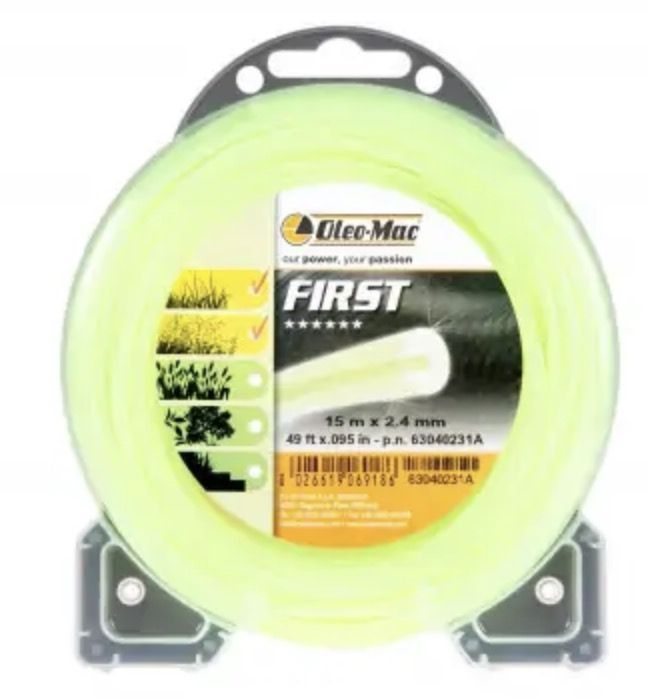 Pjovimo gija Oleo-Mac 63040231A; 2,4 mm/15 m