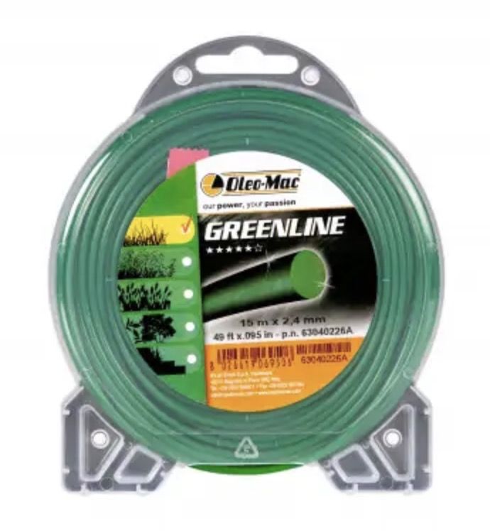 Pjovimo gija Oleo-Mac 63040226A; 2,4 mm/15 m