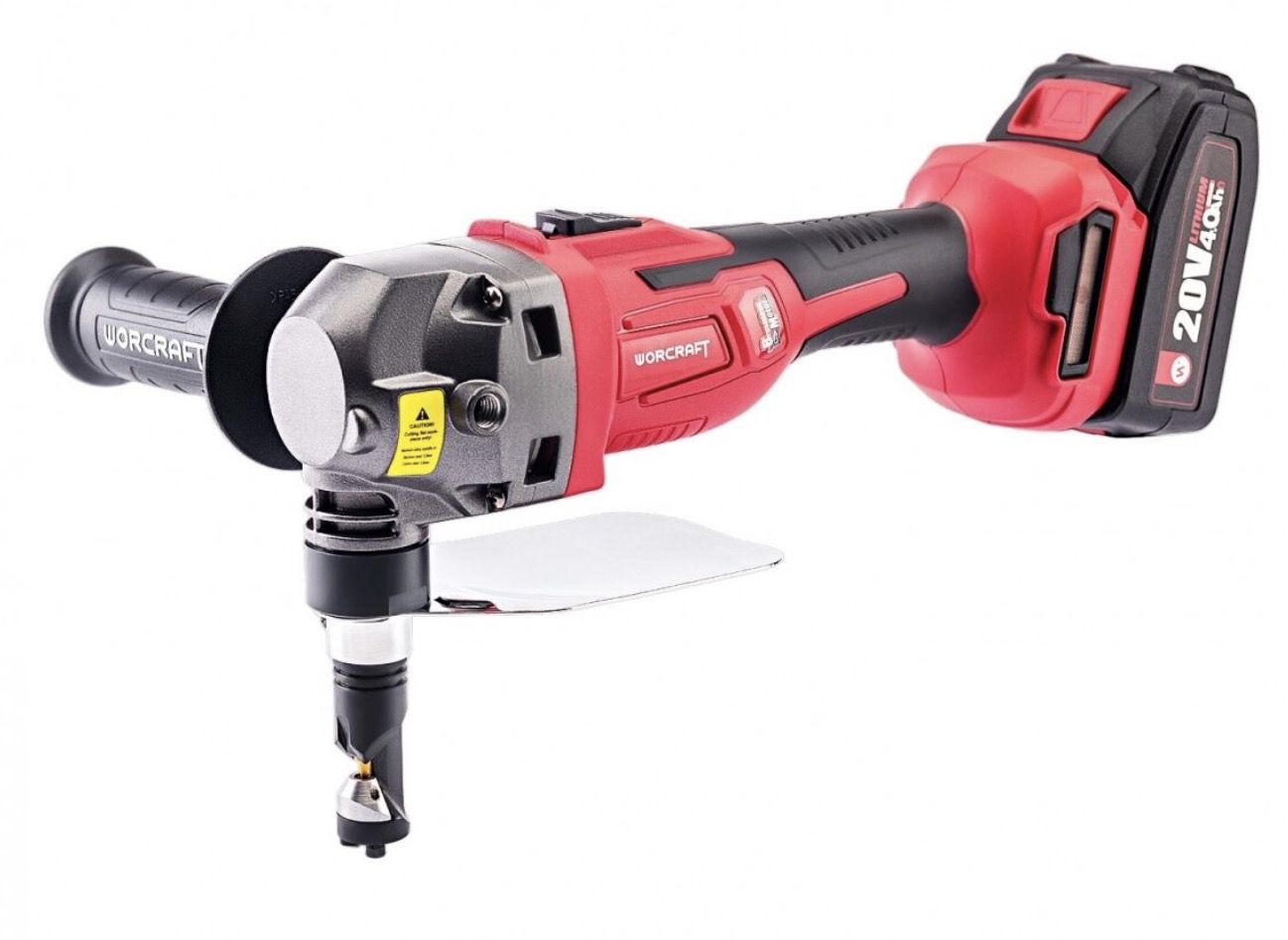 Skardos kirpimo žirklės Worcraft CHMN-S20LiB; 20 V; 1x4,0 Ah akum.