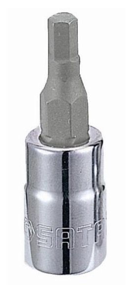 Galvutė su antgaliu Sata S21201; 1/4''; HEX3