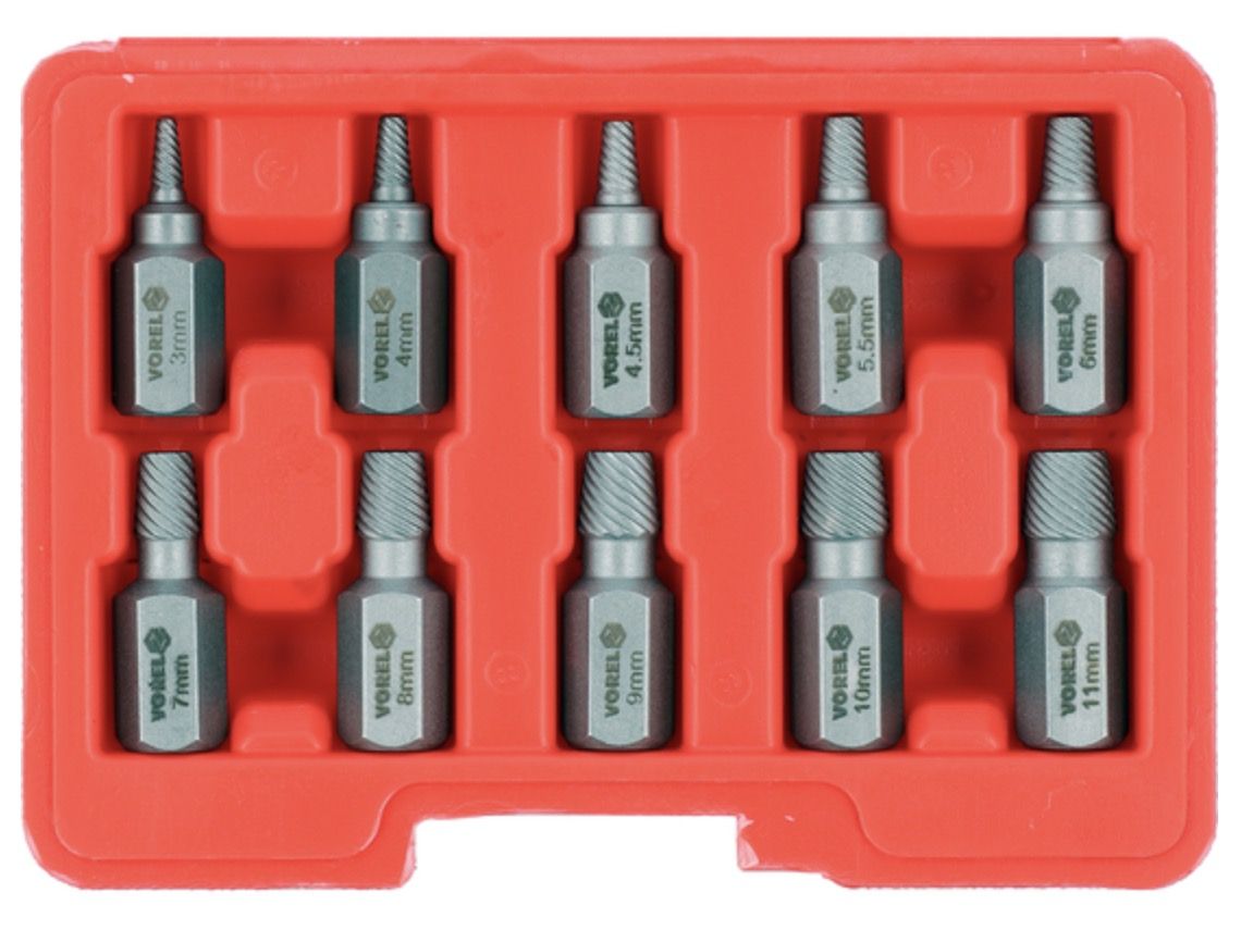 Varžtų trauktuvai Vorel 24007; 3-11 mm; 10 vnt.