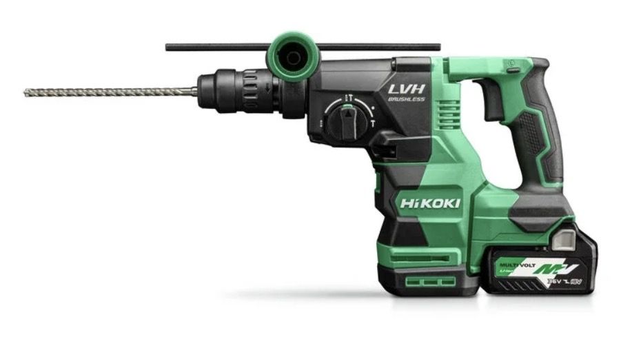 Perforatorius Hikoki DH1826DCWUZ; 3,2 J; SDS-plus; 18 V; 2x5,0 Ah akum.