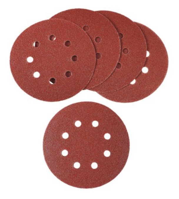 Šlifavimo popierius Cortex 18151; 125 mm; P100; 5 vnt.