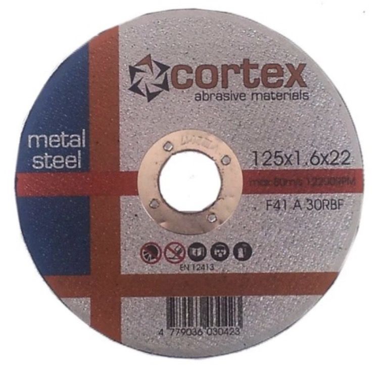 Abrazyvinis pjovimo diskas Cortex 18204; 125x1,6x22,2 mm