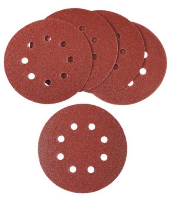 Šlifavimo popierius Cortex 24126; 125 mm; P240; 5 vnt.