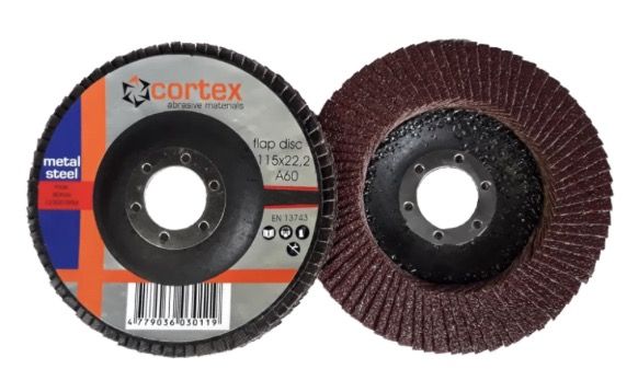 Vėduoklinis šlifavimo diskas Cortex 14001; 115x22 mm; P60
