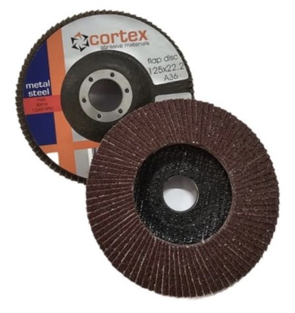 Vėduoklinis šlifavimo diskas Cortex 30917; 125x22,2 mm; P24