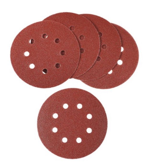 Šlifavimo popierius Cortex 18150; 125 mm; P80; 5 vnt.