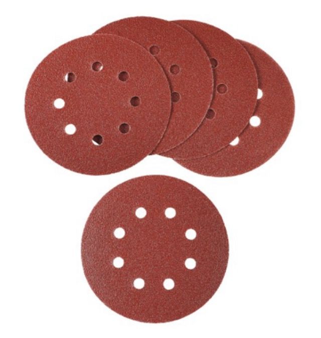 Šlifavimo popierius Cortex 18152; 125 mm; P120; 5 vnt.