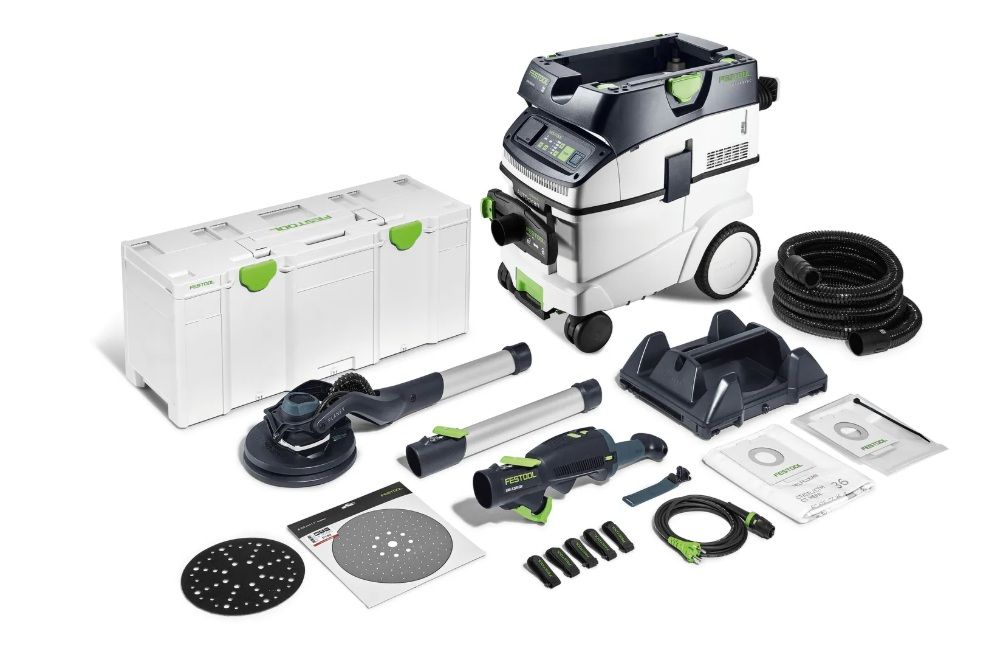 Šlifuoklis sienoms „žirafa“ Festool LHS 2 225 EQI/CTM 36-Set