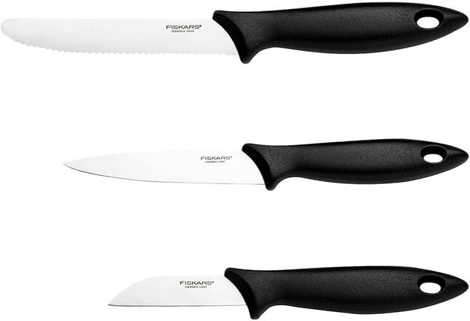 3 peilių rinkinys Fiskars Essential 1065584