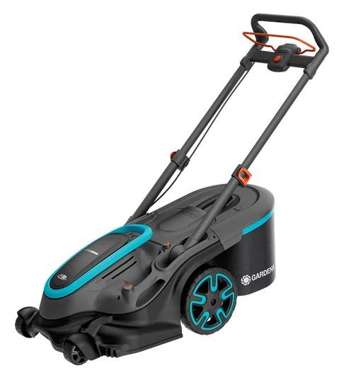 Akumuliatorinė vejapjovė Gardena PowerMax Duo 46/36V P4A; 18 V; 2x4,0 Ah akum.