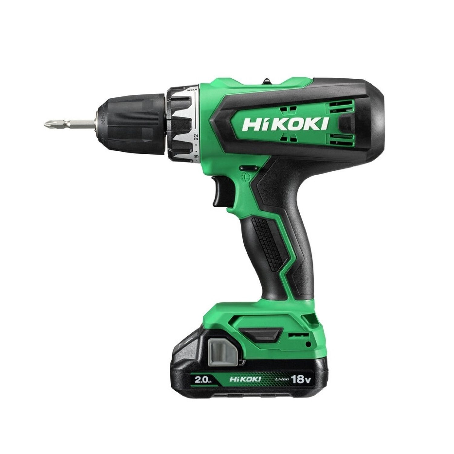 Suktuvas Hikoki DS18DFWCZ; 18 V; 2x2,0 Ah akum.