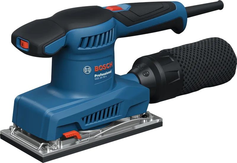 Plokštuminis šlifuoklis Bosch GSS 20-18 A Professional; 200 W
