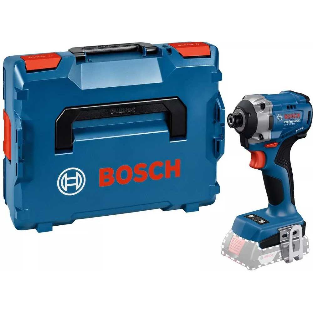 Smūginis suktuvas Bosch GDR 18V-215 Professional; 18 V (be akumuliatoriaus ir pakrovėjo) + L-BOXX 136