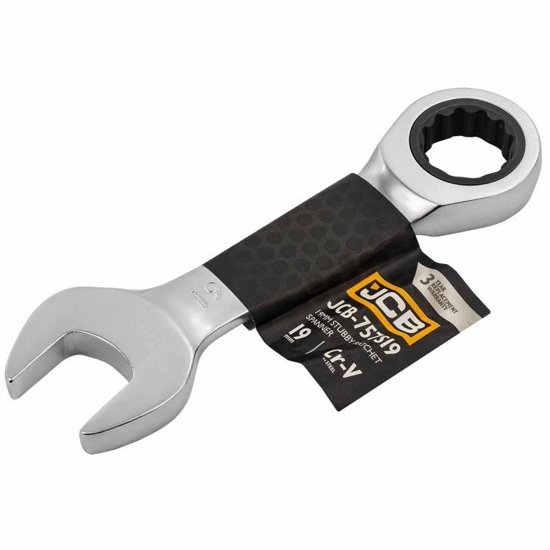 Raktas su terkšle JCB 757S19; 19 mm