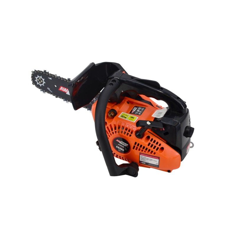 Grandininis pjūklas AWTools AW80031; 0,91 kW; 10''; 25 cm benzininis