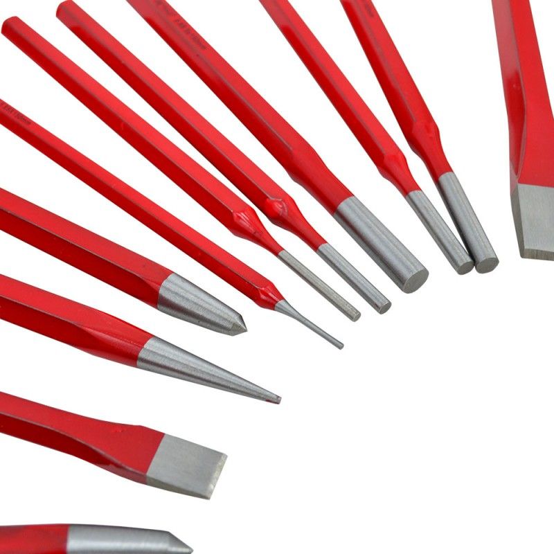 Kaltų rinkinys metalui AWTools AW32521; 12 vnt.