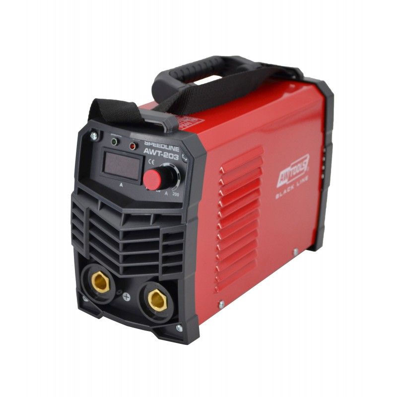 Suvirinimo aparatas AWTools AW50503BL; 230 V; 20-200 A; 30x12,5x19 cm 