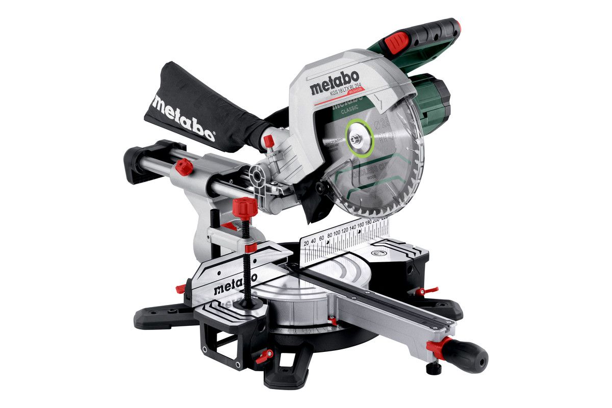 Skersinio pjovimo staklės Metabo KGS 18 LTX BL 254; 18 V; 254x30 mm (be akumuliatoriaus ir pakrovėjo)