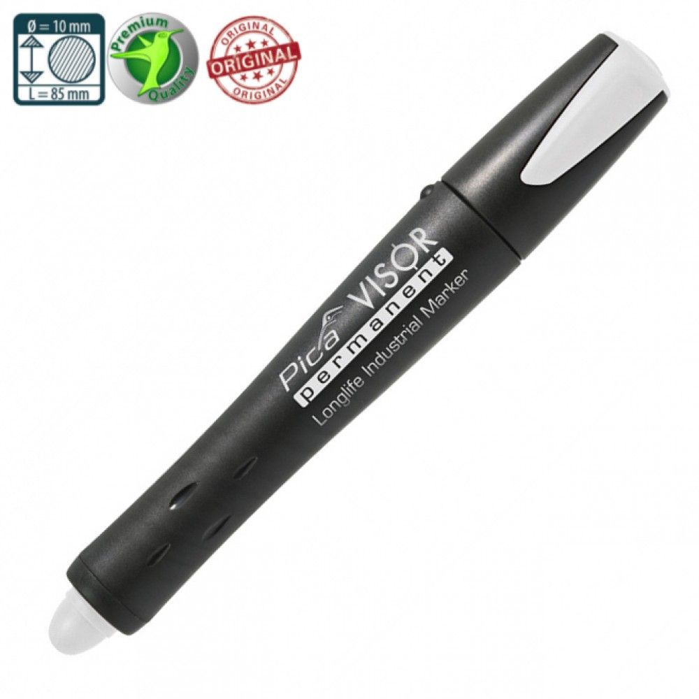 Žymeklis Pica VISOR; 10 mm balta