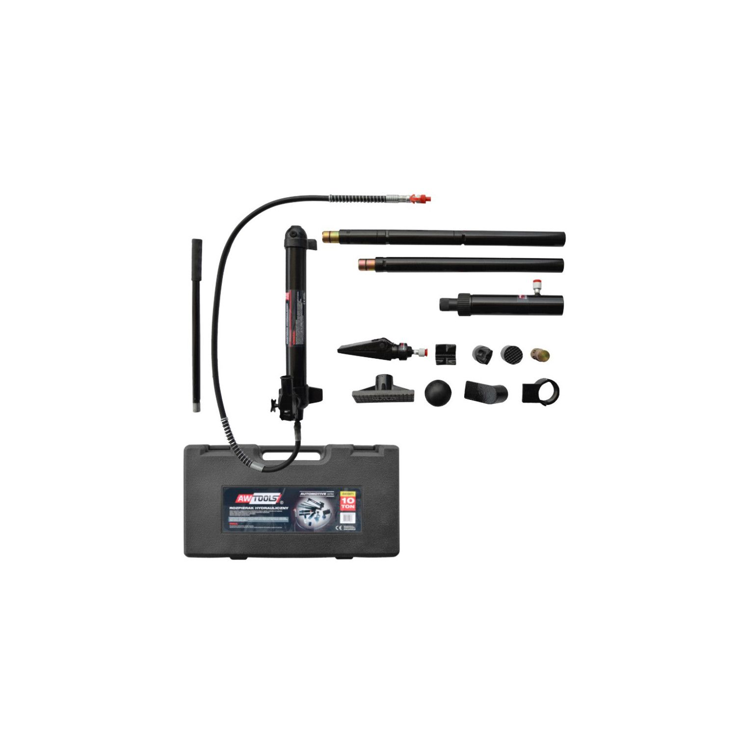 Hidraulinis komplektas AWTools AW20071; 10 t 