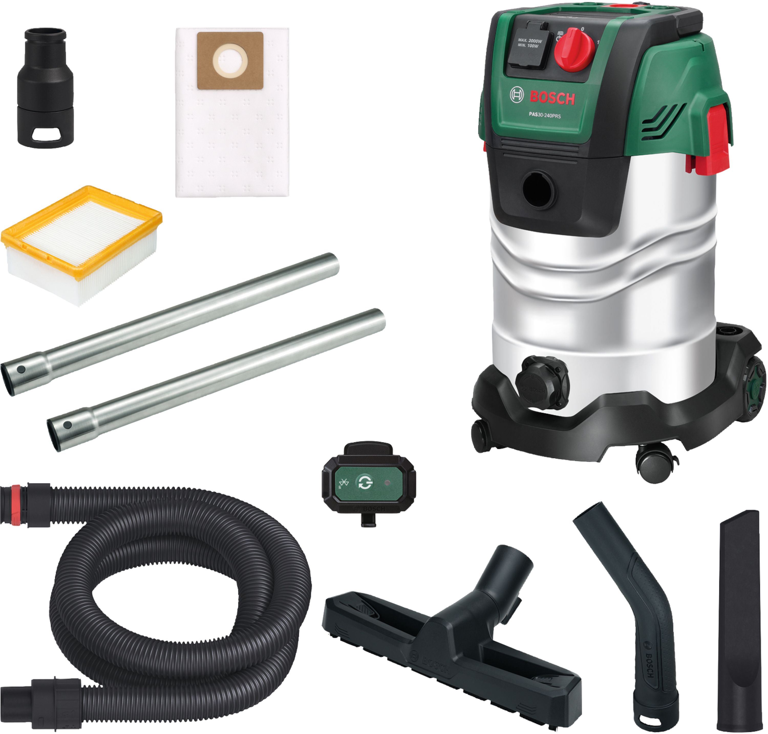 Dulkių siurblys Bosch PAS30-240PRS; 1400 W; 30 l 