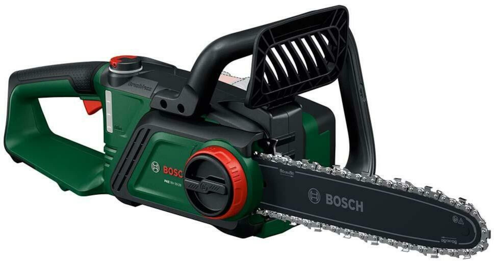 Grandininis pjūklas Bosch PKE18V-30-28; 18 V; 30 cm juosta (be akumuliatoriaus ir pakrovėjo)