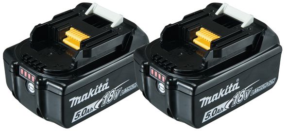 Akumuliatorius Makita Twinpack BL1850B; 18 V; 2x5,0 Ah; Li-ion