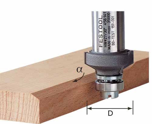 Nuožulnų freza Festool; 27 mm 