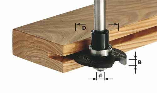 Diskinė griovelių freza (be frezos koto) Festool; 40 mm; 3 mm 