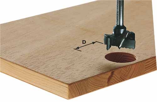 Furnitūros skylių grąžtas Festool; 15x54,5 mm 