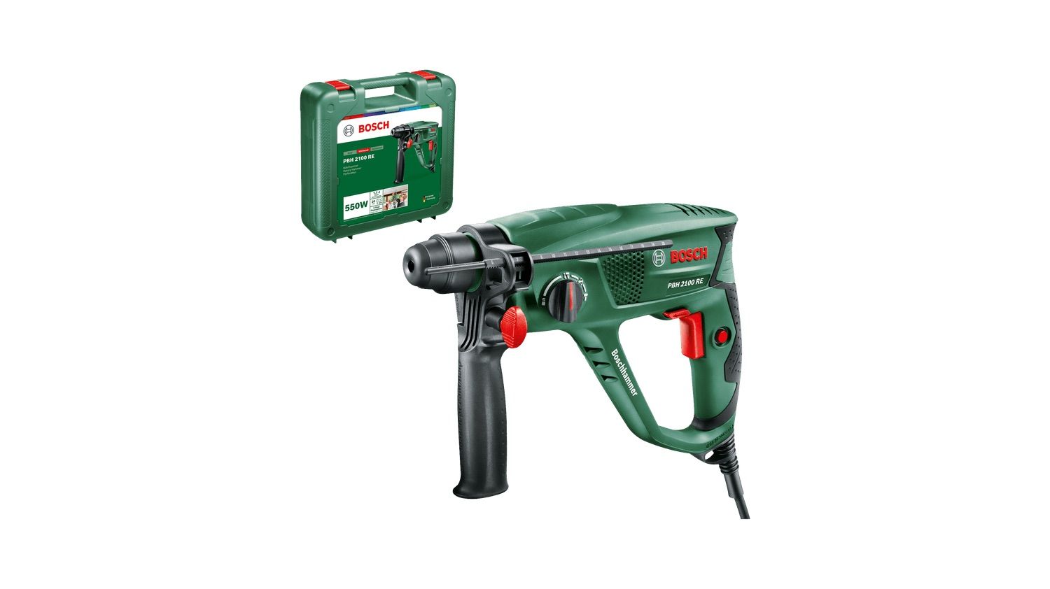 Perforatorius Bosch PBH 2100 RE; 1,7 J; SDS-plus