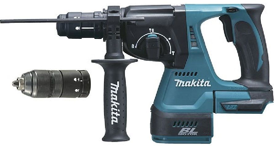 Perforatorius Makita DHR243Z; 18 V; 2,0 J; SDS-plus (be akumuliatoriaus ir pakrovėjo) 
