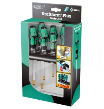 Atsuktuvų komplektas Wera 334/6; 6 vnt.