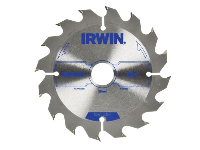 Pjovimo diskas medienai Irwin; 125x2,5x20,0 mm; Z16 
