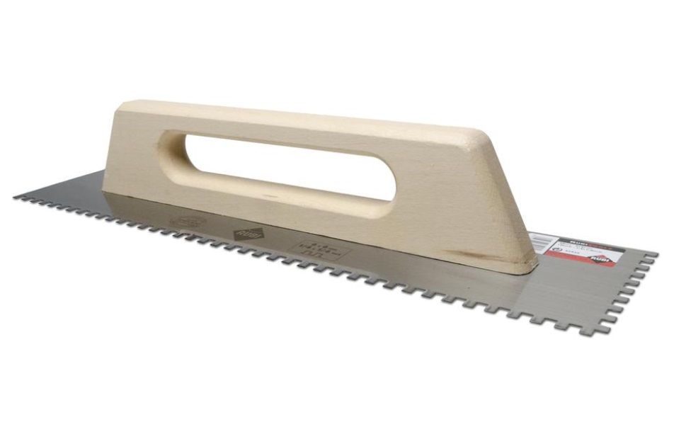 Šukos plytelių klijams Rubi 65983; 10x10 mm; 48 cm 