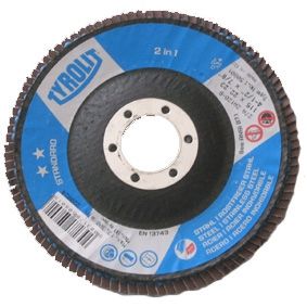 Vėduoklinis šlifavimo diskas Tyrolit; 125 mm; 1 vnt.