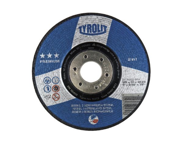 Šlifavimo diskas Tyrolit A 30 Q BFX; 230x4 mm; 1 vnt.