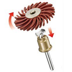 Smulkus abrazyvinis šepetys Dremel 2615S473JA grūdėtumas 220 (473S)