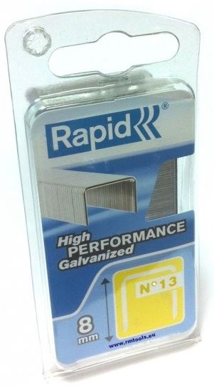 Kabės Rapid; 10,6x8 mm; 1600 vnt.; tipas 13