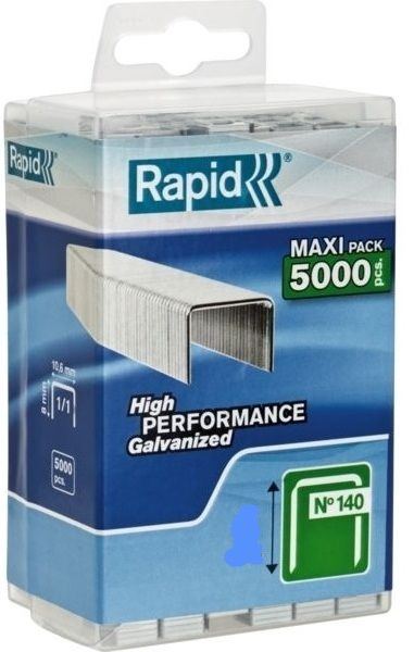 Kabės Rapid; 10,6x10 mm; 5000 vnt.; tipas 140