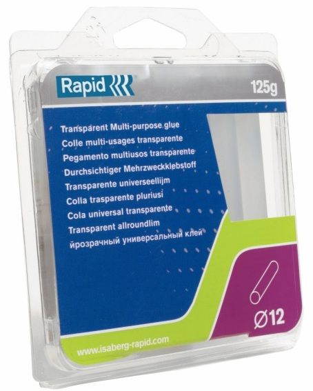 Klijų strypeliai Rapid Multi; 12x94 mm; 0,125 kg; skaidrūs