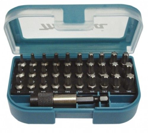 Sukimo antgalių komplektas Makita; 31 vnt.