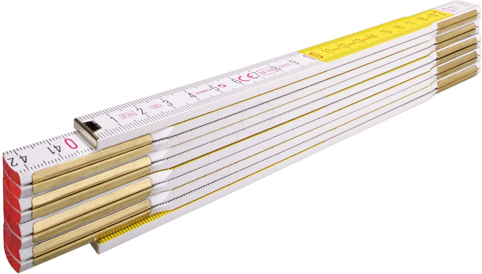 Sulankstoma medinė liniuotė Stabila 617; 2 m