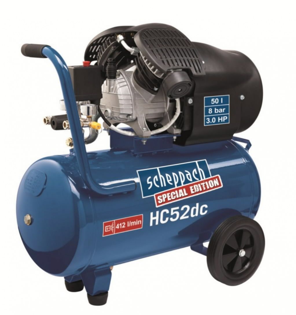Tepalinis oro kompresorius Scheppach HC 52dc