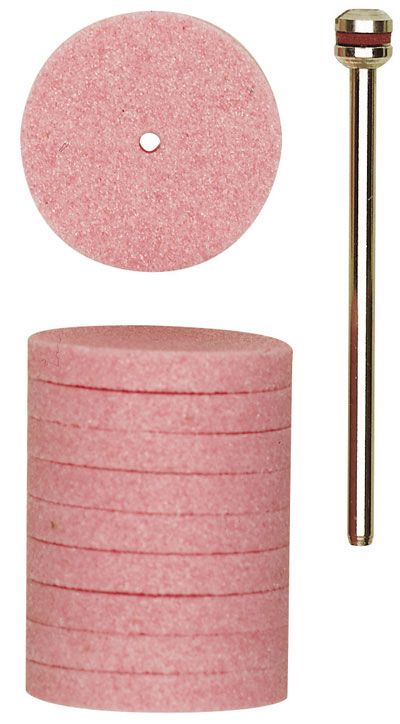 Aliuminio oksido šlifavimo akmuo Proxxon; 22 mm; 10 vnt.