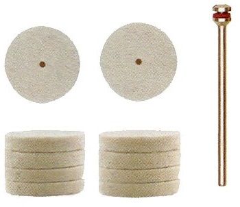 Avies vilnos diskas poliravimui Proxxon; 22 mm; 10 vnt.