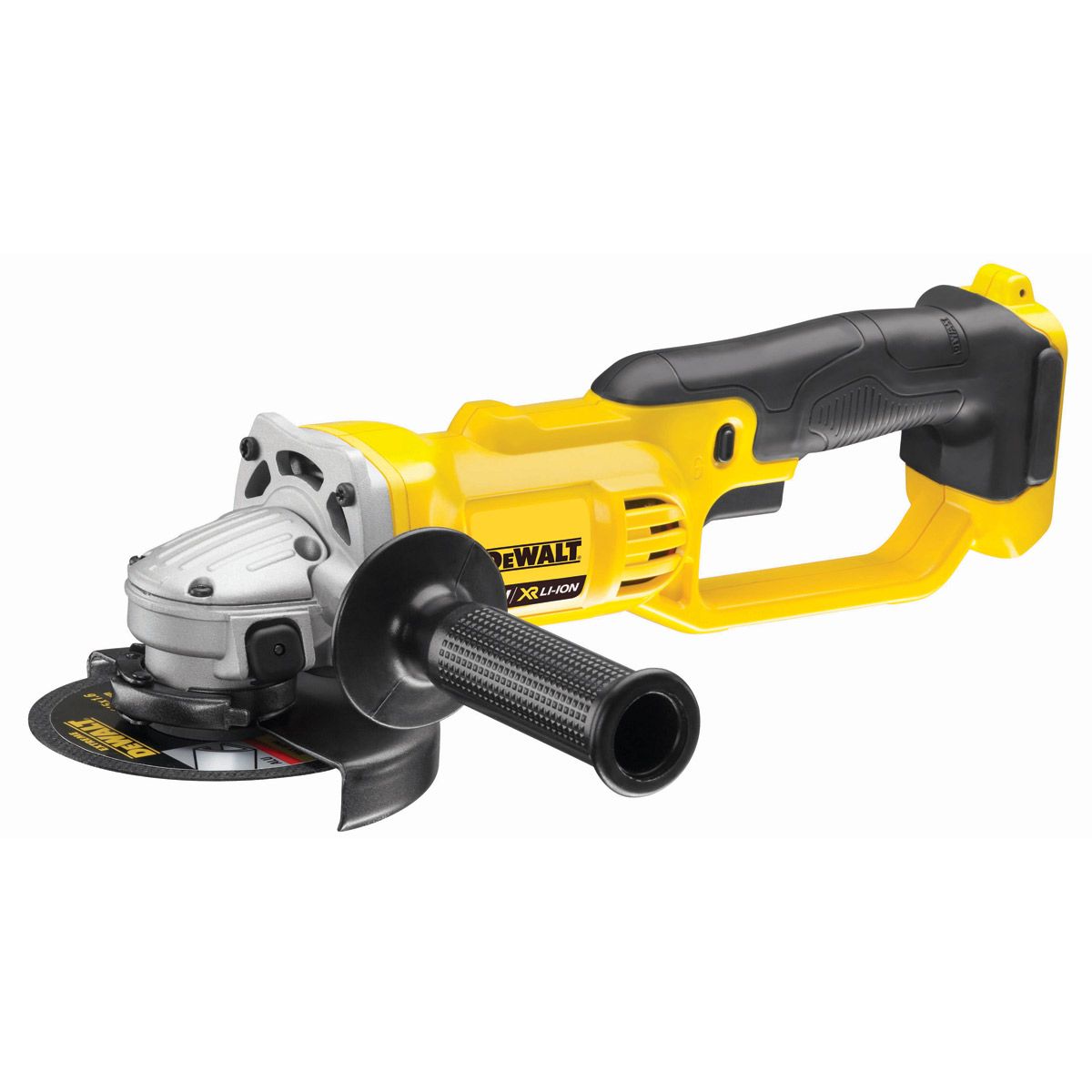 Kampinis šlifuoklis Dewalt DCG412N; 18 V (be akumuliatoriaus ir pakrovėjo)