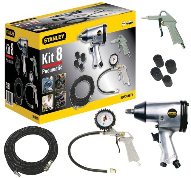 Kompresoriaus įrankių rinkinys sukimui ir pūtimui Stanley 9045769STN 
